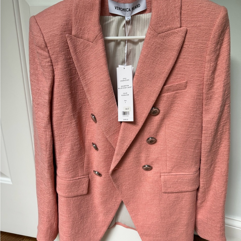 Veronica Beard Miller Double-Breasted Blazer